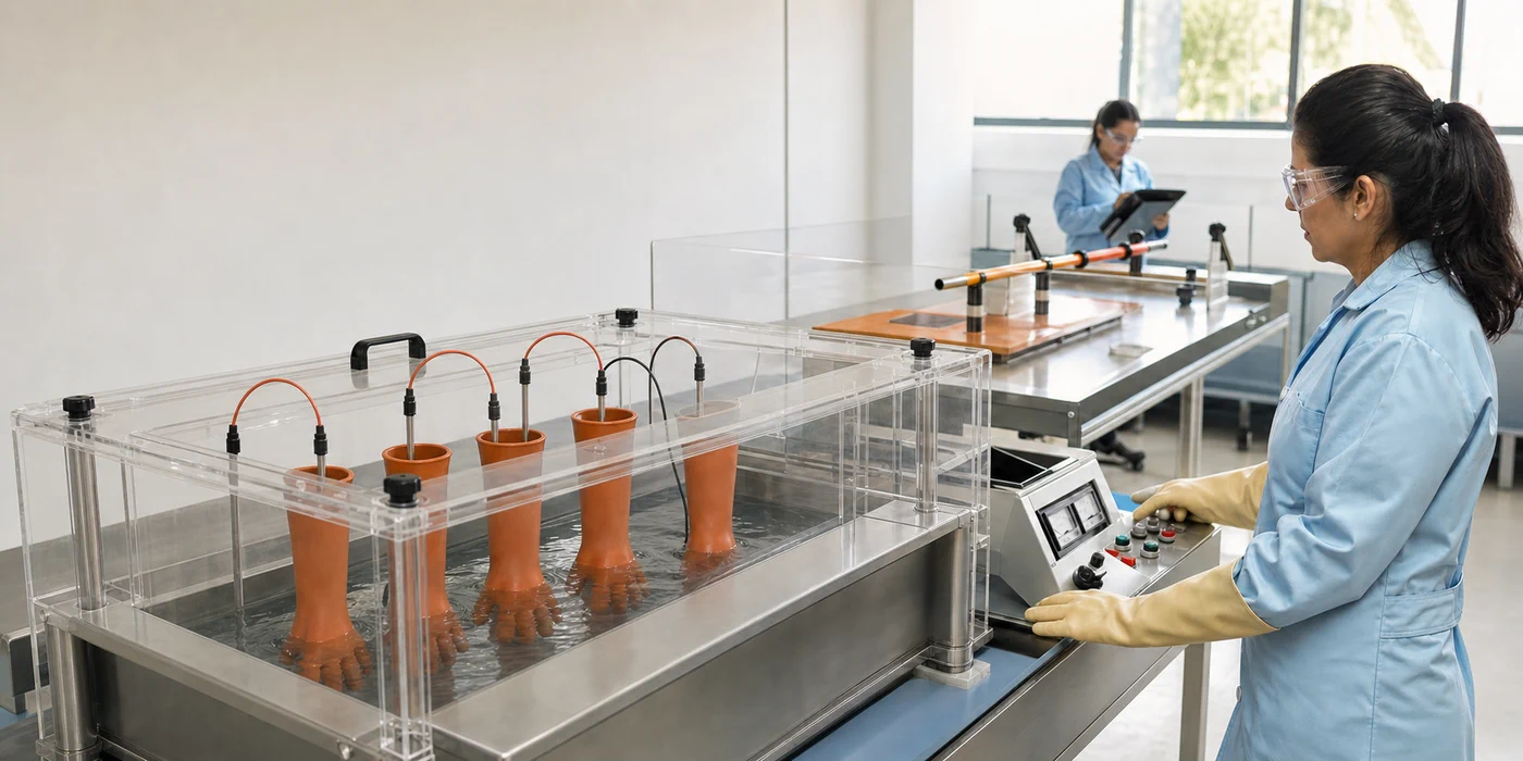Ensaios Elétricos em EPIs e EPCs